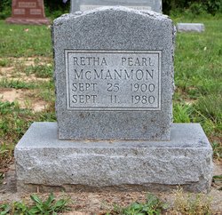 Retha Pearl <I>Pennington</I> McManmon 