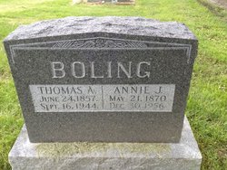 Annie Jane <I>Roland</I> Boling 