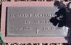 Edward Fredrick Ackerman Jr.