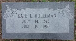 Katherine L “Kate” <I>Lewis</I> Holleman 