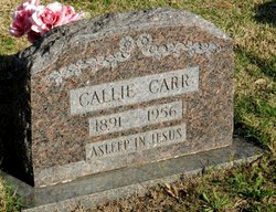 Caledonia “Callie” <I>Bohannan</I> Carr 