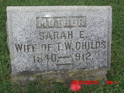 Sarah Elizabeth <I>Coates</I> Childs 