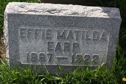 Effie Matilda <I>Earp</I> Clark 