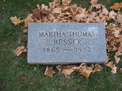 Martha <I>Thomas</I> Besser 