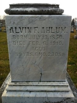 Alvin Franklin Ahlum 