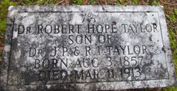 Dr Robert Hope Taylor 