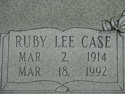 Ruby Lee <I>Case</I> Allen 