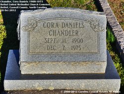 Cora <I>Daniels</I> Chandler 