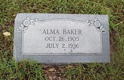 Alma Lee <I>Carpenter</I> Baker 