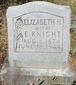 Elizabeth H. “Lizzie” <I>Curry</I> Knight 