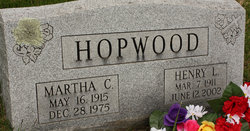 Martha Charity <I>Ware</I> Hopwood 