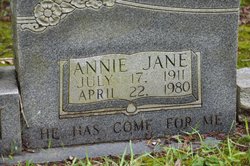 Annie Jane <I>Blackmon</I> Brown 