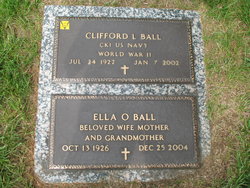 Ella O “Ellie” <I>Harr</I> Ball 