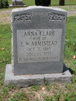 Anna <I>Clark</I> Armistead 