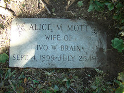 Alice M. <I>Mott</I> Brain 
