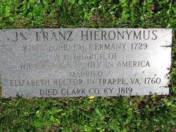 Johann Franz Hieronymus 