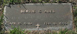 Bertie Ethel <I>Conner</I> Abel 