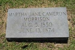 Martha Jane <I>Cameron</I> Morrison 