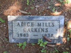 Alice <I>Mills</I> Calkins 