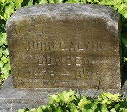 John Calvin Bowden 