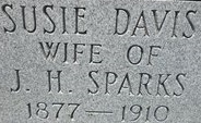 Susie <I>Davis</I> Sparks 