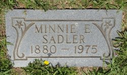 Minnie Etta <I>Cox</I> Sadler 