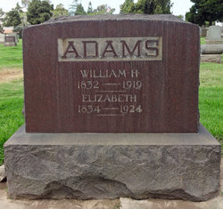 Elizabeth E. <I>Rhoades</I> Adams 