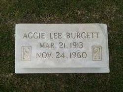 Aggie Lee <I>Taylor</I> Burgett 