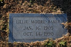 Lillie Mae <I>Moore</I> Baker 
