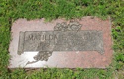 Matilda Elizabeth <I>Baker</I> Slack 