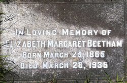 Elizabeth Margaret <I>McDougall</I> Beetham 