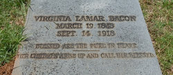 Virginia L. <I>Lamar</I> Bacon 