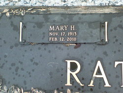 Mary Lou <I>Hill</I> Ratcliff 