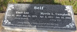 Myrtle Lue Vina <I>Campbell</I> Self 