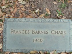 Frances Estella <I>Barnes</I> Chase 