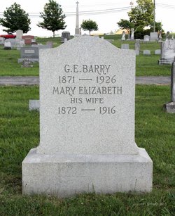 Mary Elizabeth “Lizzie” <I>Bryan</I> Barry 