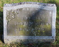 Roberta <I>Stewart</I> Adams 