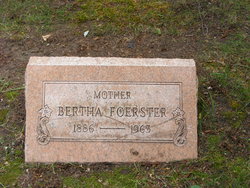 Bertha <I>Stricker</I> Foerster 