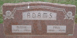 Minnie May <I>Gant</I> Adams 