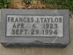 Frances June <I>Steele</I> Taylor 