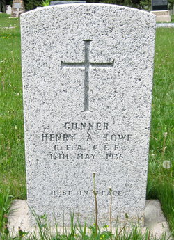 Gunner Henry A Lowe 