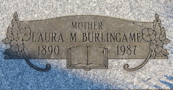 Laura May <I>Wing</I> Burlingame 