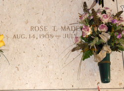 Rose Marie <I>Tassin</I> Madere 