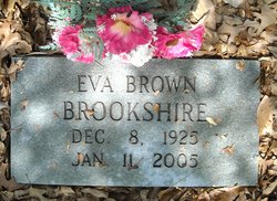 Eva <I>Brown</I> Brookshire 