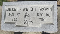 Mildred <I>Wright</I> Brown 
