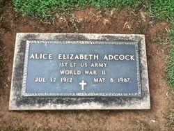 Alice Elizabeth Adcock 