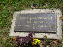 Arlene E. <I>Dean</I> Acker 