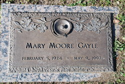 Mary <I>Moore</I> Gayle 