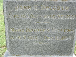 Mary <I>Matthews</I> Holcomb 