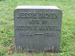 Jessie Hamilton <I>Dicken</I> Maxwell 